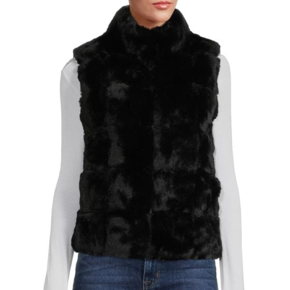 Saks Fifth Avenue BLACK Label Fur Vest (S/M)